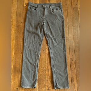 FAHERTY Terry Stretch 5-Pocket Jeans - Dark Gray 

Men’s 34x32